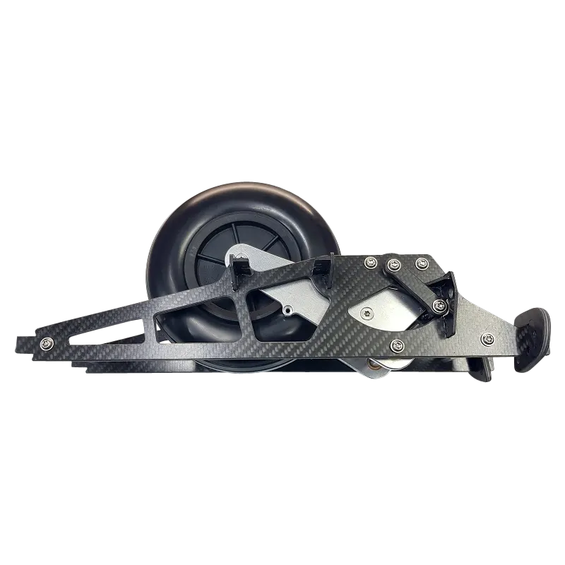 Modell eines Einziehfahrwerks im Maßstab 1:2,0 mit einem Rad von 165 mm Durchmesser
