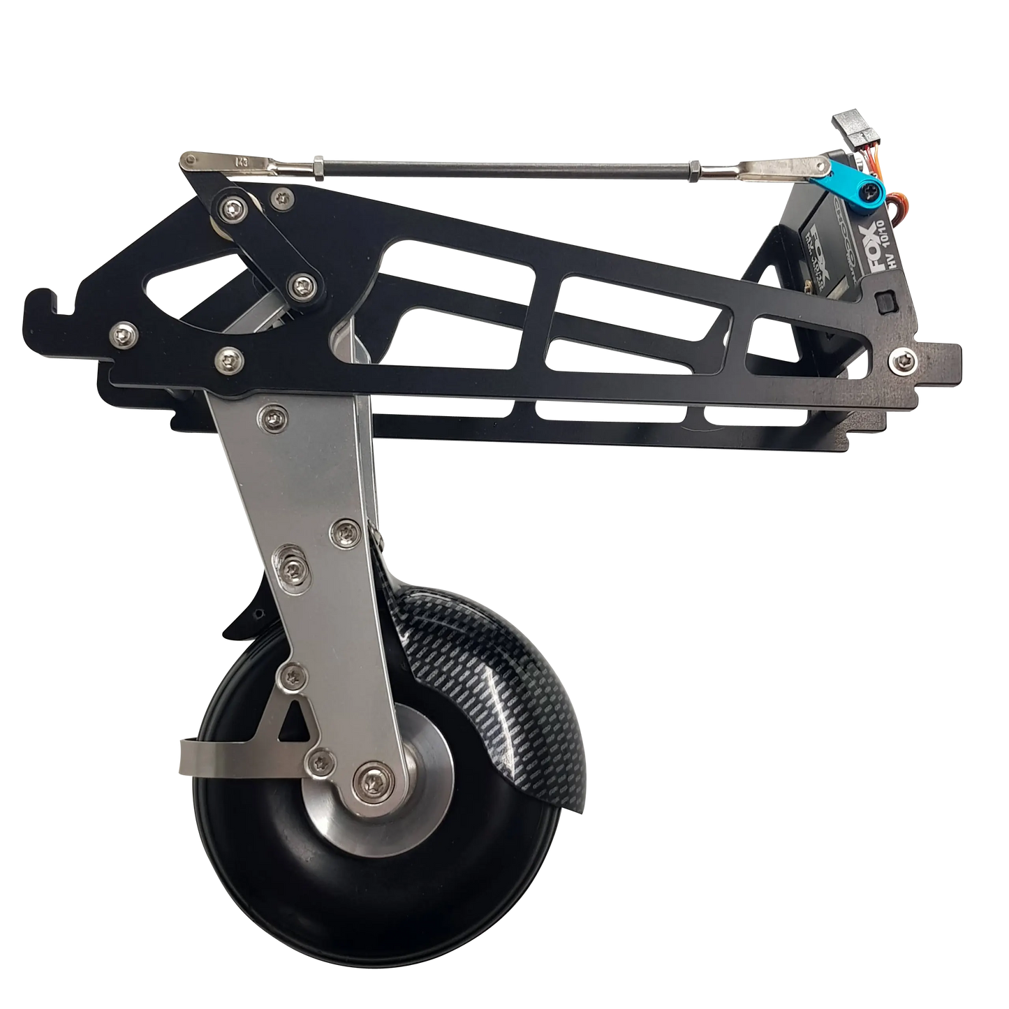 Modell des FES-EZFW im Maßstab 1:4,0 mit einem Rad von 90 mm Durchmesser