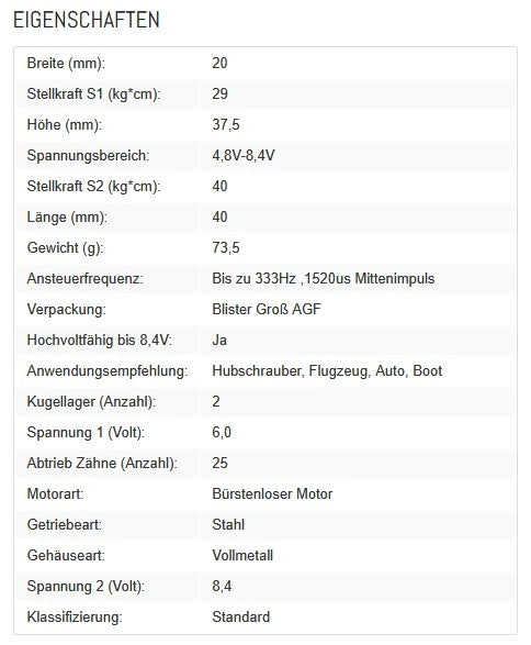 Rad-Servo DS-R003B 35Kg/cm HV Digital