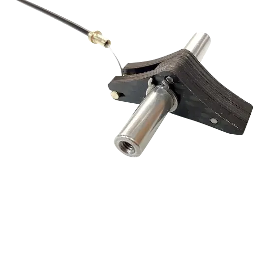 Radschuhbremse mit Bowdenzug für Rad 112 mm