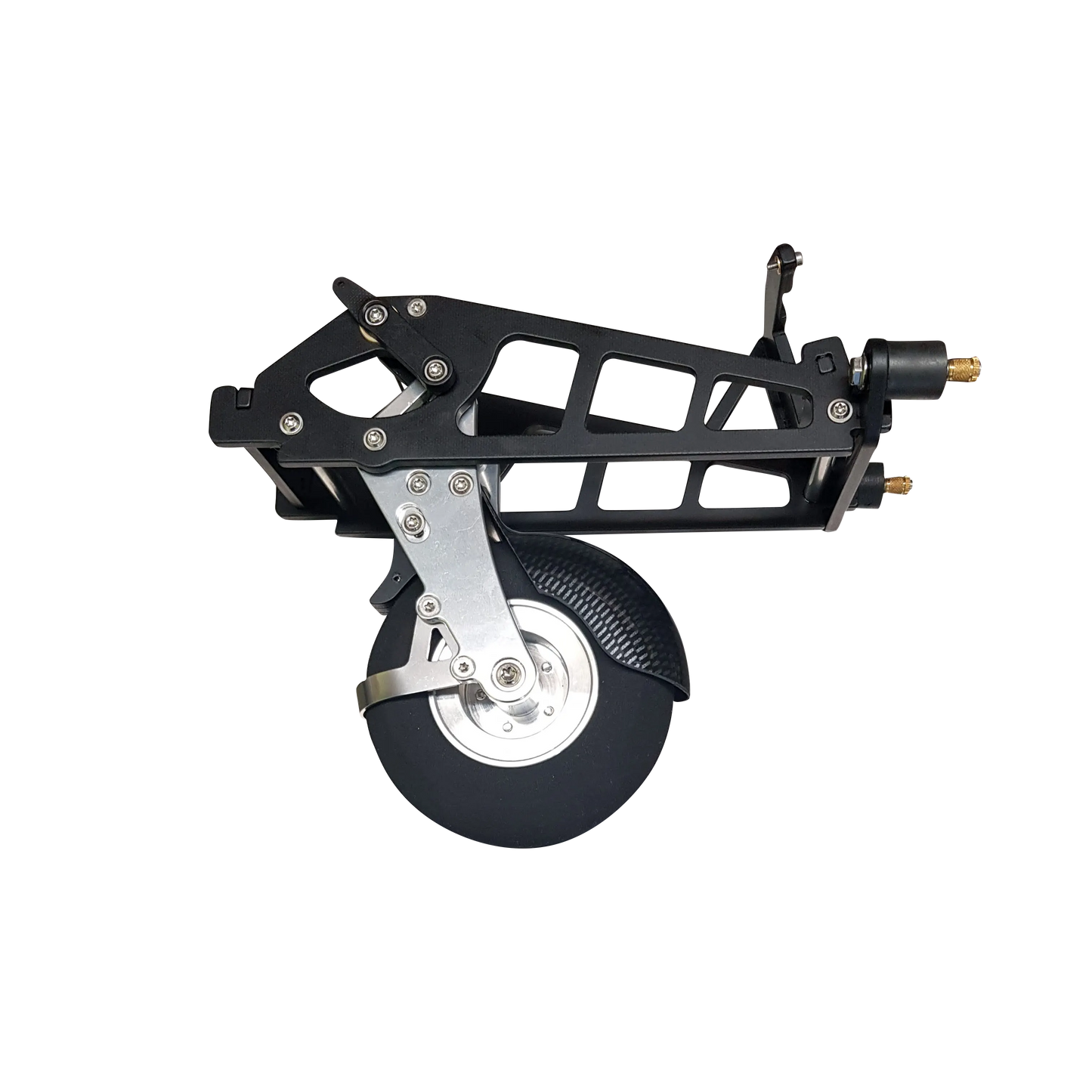 Einziehfahrwerk SLIM-LINE im Maßstab 1:4,0 mit einem Rad von 90 mm Durchmesser
