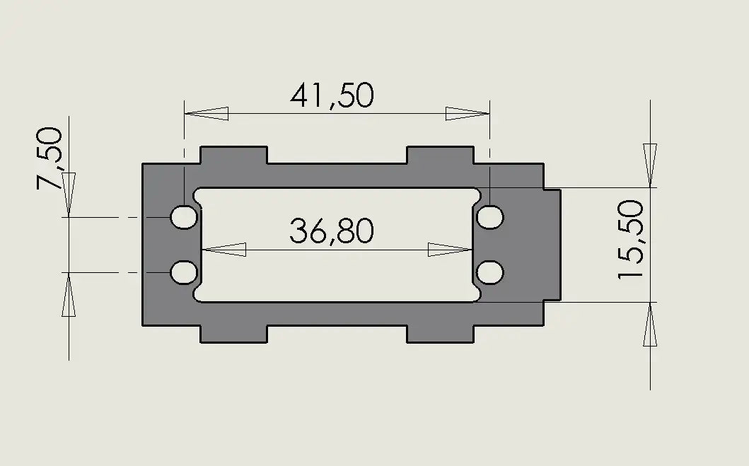 Cable linkage Adjustable 15 mm servo