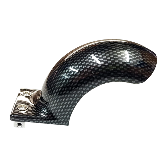 Radabdeckung in CFK-Optik für 140 mm Rad