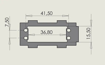 Cable linkage Adjustable 15 mm servo